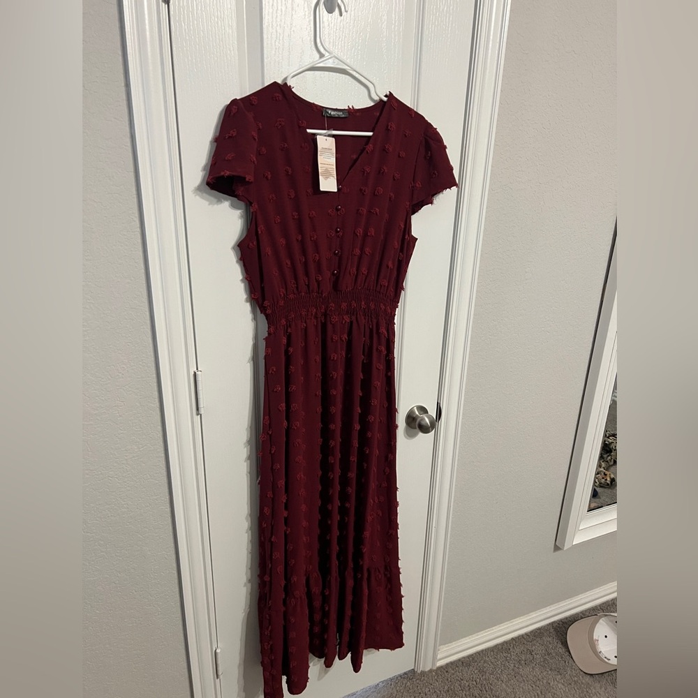 Burgundy Maxi Dress
